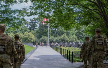 Mississippi National Guard Soldiers Patrol ahead of UFC Freedom 250 in Washington, D.C.