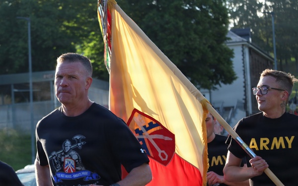 Army Birthday Run Led by 16th Sustainment Brigade Commander