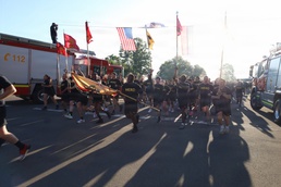 Guidons Held High as Soldiers Mark Army Birthday with Three‑Mile Run