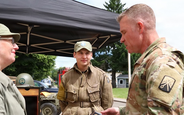 Commander Commends WWII Artifacts and Reenactors at Heritage Celebration