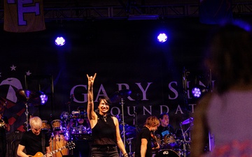 The Lt. Dan Band performs a live concert at Fort Bragg