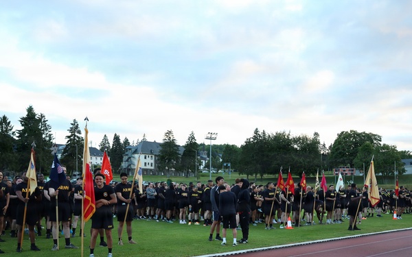 Units Across Baumholder Assemble for Army Heritage Run