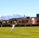 Salt Lake Bees outfielder makes leaping catch at Smith's Ballpark during Pacific Coast League game