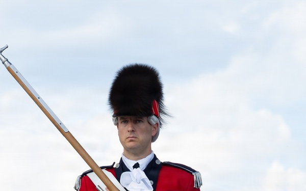 U.S. Army Old Guard Fife and Drum Corps performs at UFC Freedom 250 Fan Fest