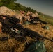 U.S. Marines demonstrate lethality on machine gun range in Romania