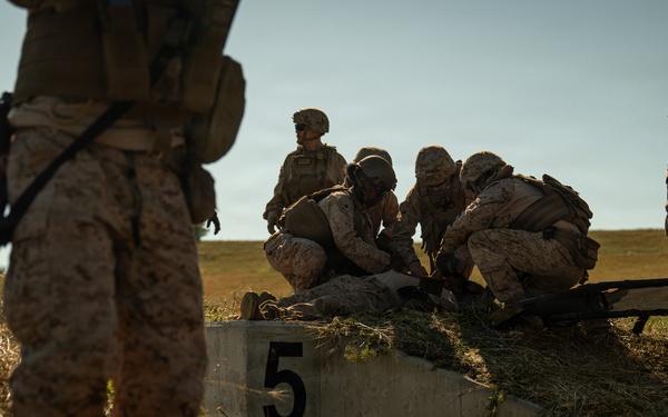 U.S. Marines and Romanian emergency responders conduct casualty evacuation drill during Sea Breeze 26