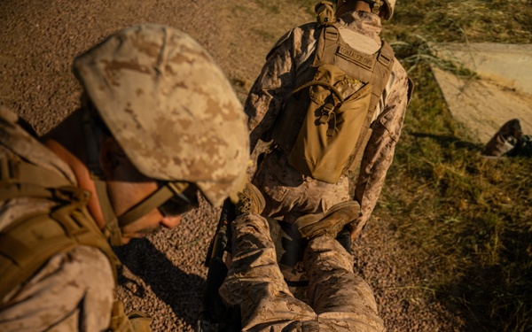 U.S. Marines and Romanian emergency responders conduct casualty evacuation drill during Sea Breeze 26