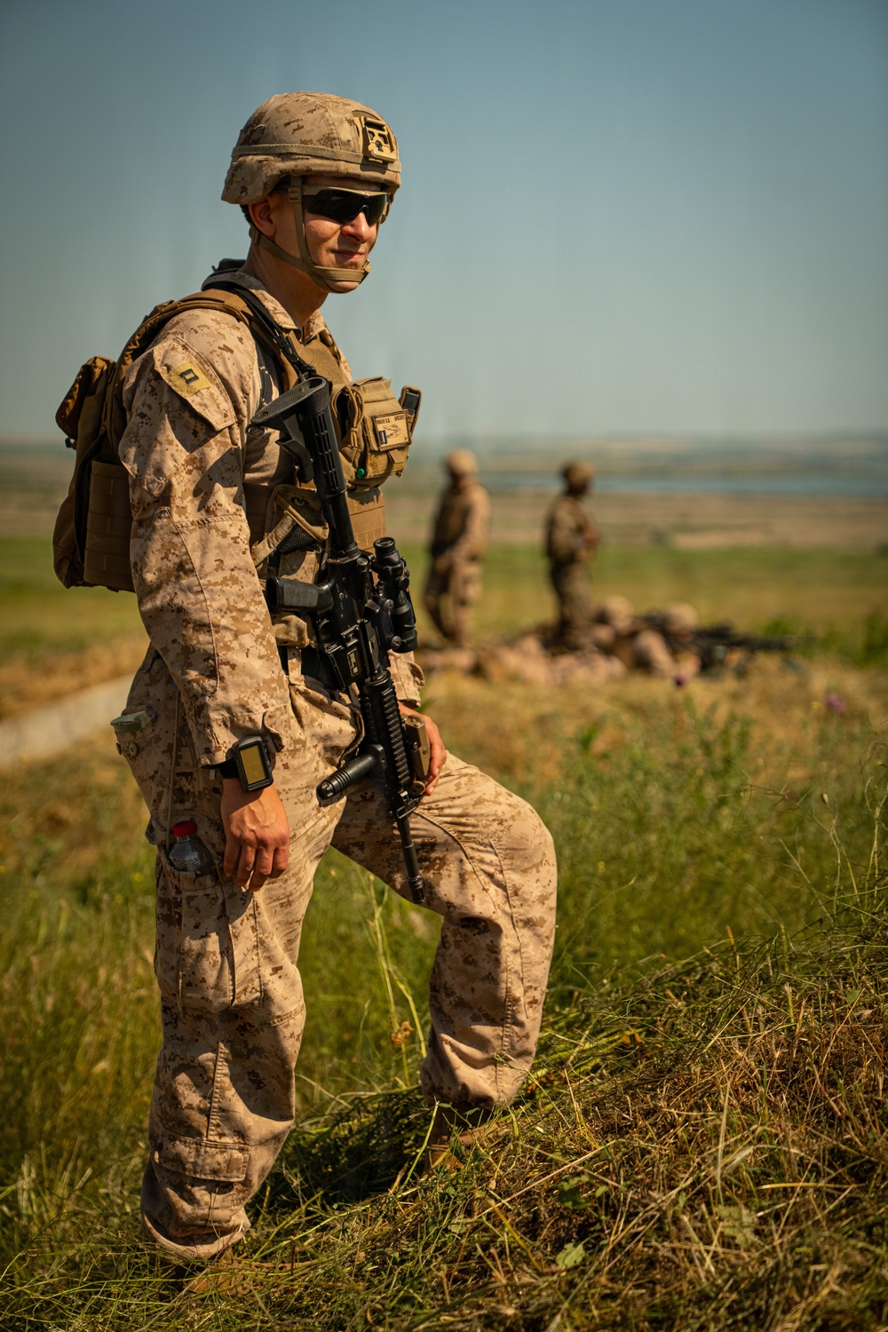U.S. Marines conduct M240B machine gun range during Sea Breeze 26