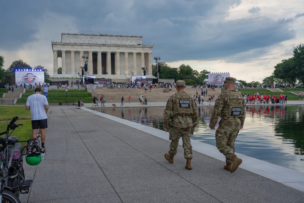 Mississippi National Guardsmen support operations during the UFC Freedom 250 Press Conference