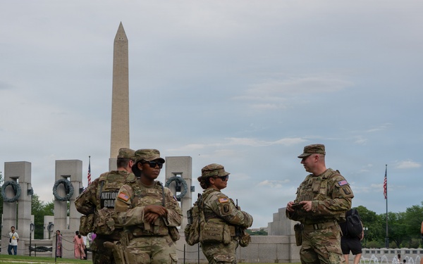 Mississippi National Guardsmen support operations during the UFC Freedom 250 Press Conference