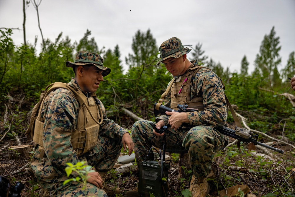 U.S. Marines hone communication readiness in Baltic Sea