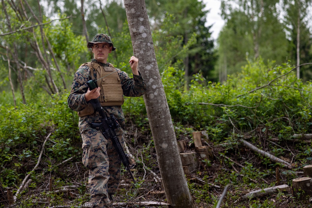 U.S. Marines hone communication readiness in Baltic Sea