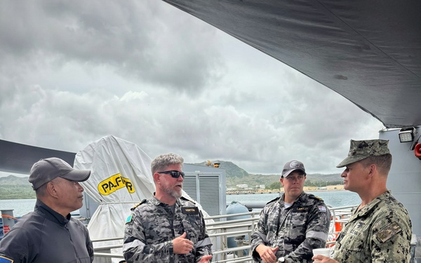 FSM Maritime Wing hosts Rear Adm. Lasky aboard FSS Bethwel Henry