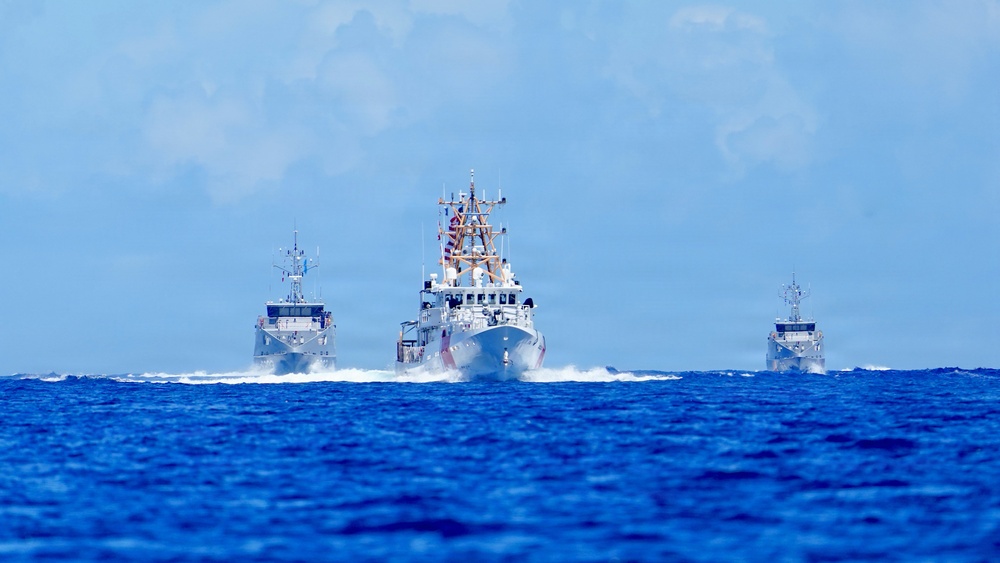 United States, Australia, Pacific Island partners conduct joint sail