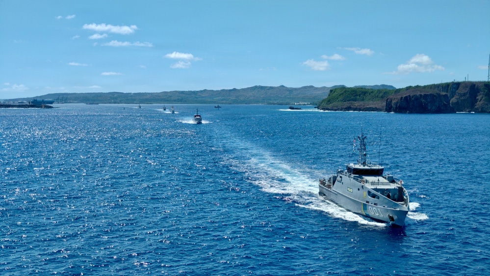 United States, Australia, Pacific Island partners conduct joint sail