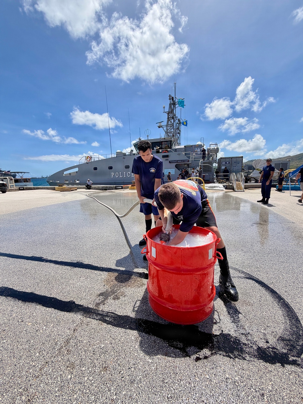 United States, Australia, Pacific Island partners hold damage control olympics