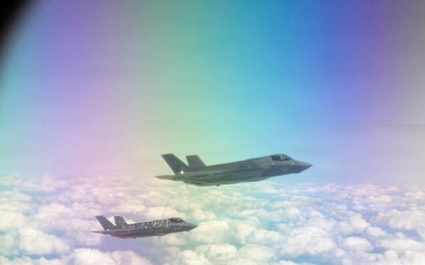 U.S. Marines conduct air to air refueling during exercise Ramstein Flag 2026 in Finland