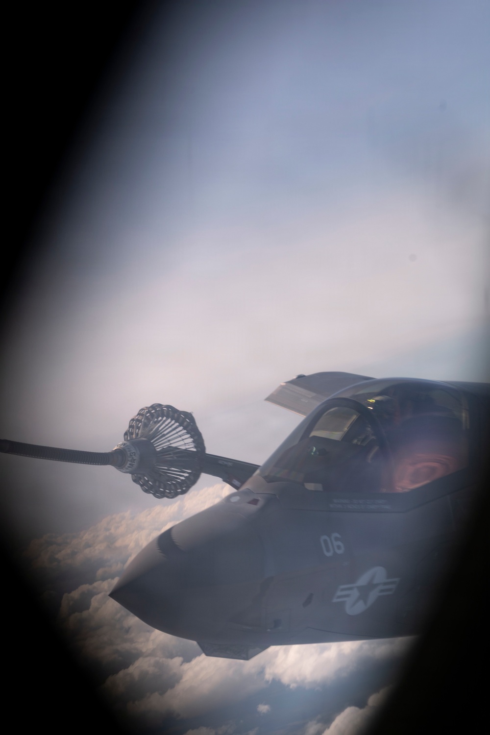 U.S. Marines conduct air to air refueling during exercise Ramstein Flag 2026 in Finland