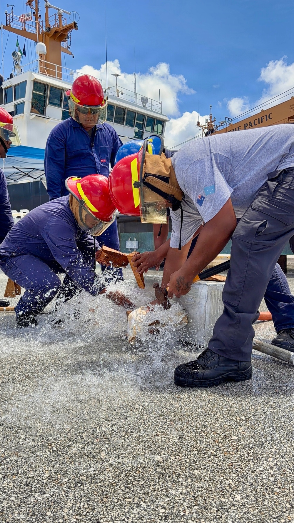 United States, Australia, Pacific Island partners hold damage control olympics