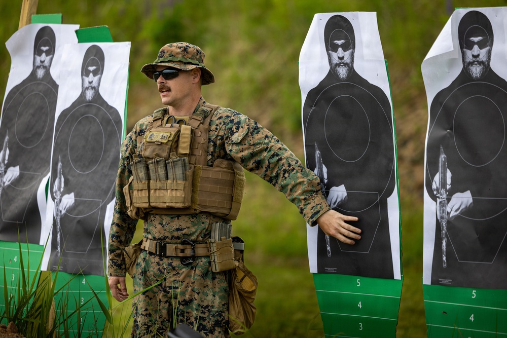 U.S. Marines conduct rifle ranges in Baltic Sea