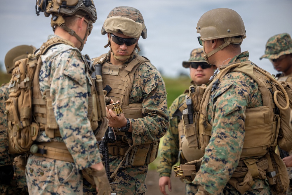 U.S. Marines conduct rifle ranges in Baltic Sea