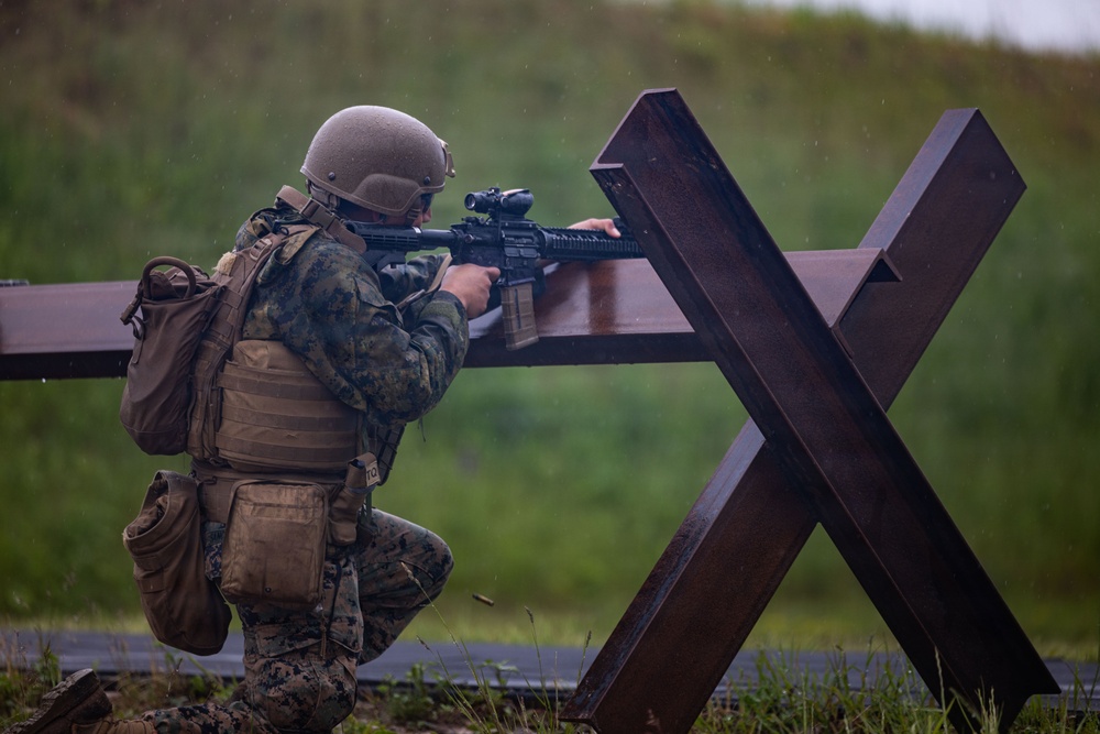 U.S. Marines conduct rifle ranges in Baltic Sea