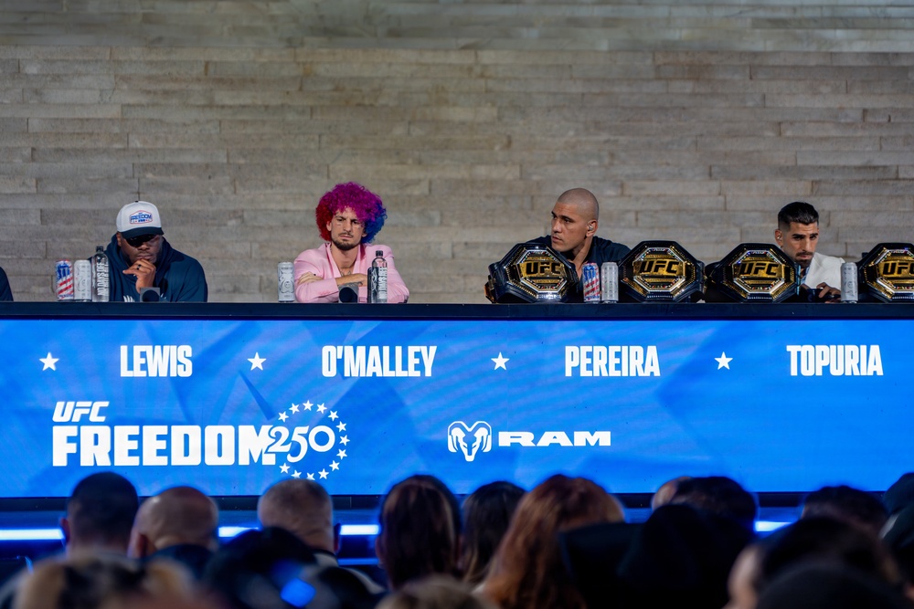 UFC Freedom 250 Press Conference kicks off fight weekend