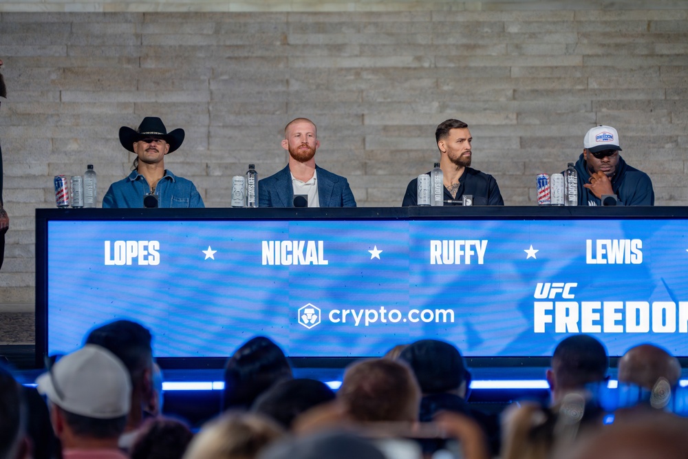 UFC Freedom 250 Press Conference kicks off fight weekend