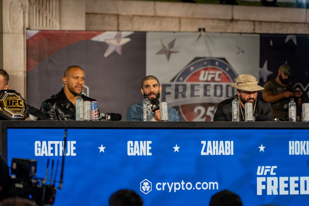 UFC Freedom 250 Press Conference kicks off fight weekend