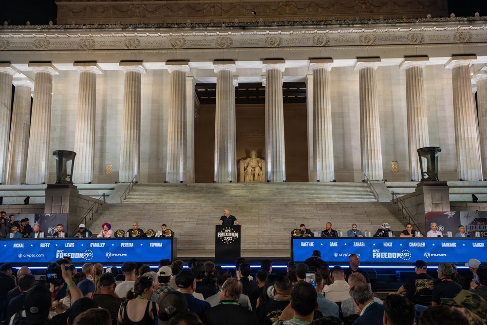 UFC Freedom 250 Press Conference kicks off fight weekend