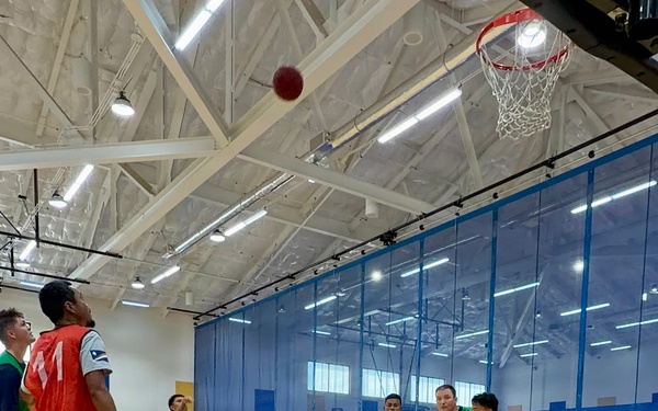United States, Australia, Pacific Island partners participate in team sport