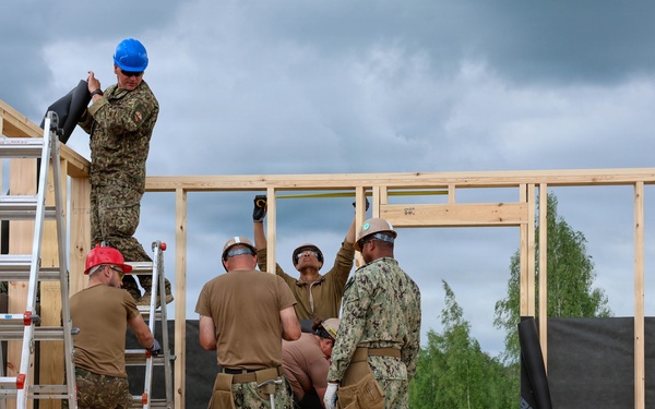 Naval Construction Battalion (NCB) 14 in Skrunda during BALTOPS 2026