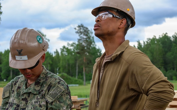 Naval Construction Battalion (NCB) 14 in Skrunda during BALTOPS 2026