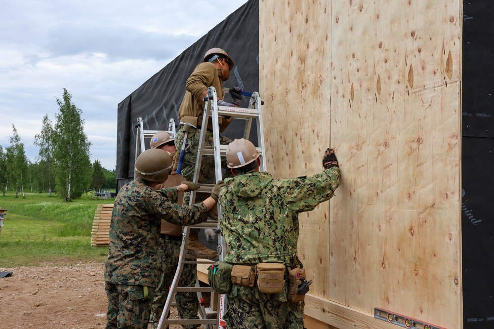Naval Construction Battalion (NCB) 14 in Skrunda during BALTOPS 2026