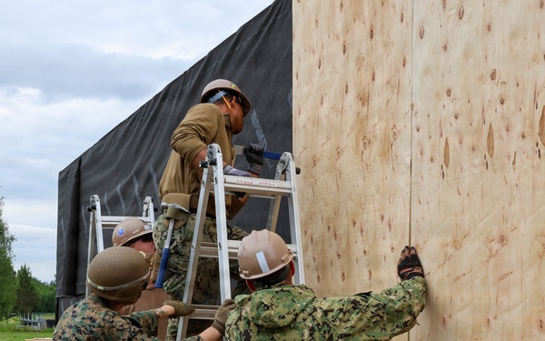 Naval Construction Battalion (NCB) 14 in Skrunda during BALTOPS 2026