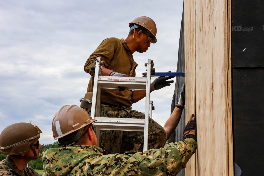 Naval Construction Battalion (NCB) 14 in Skrunda during BALTOPS 2026