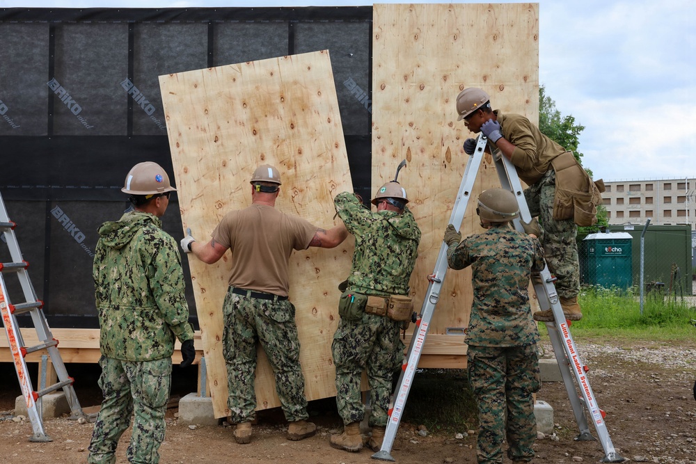 Naval Construction Battalion (NCB) 14 in Skrunda during BALTOPS 2026