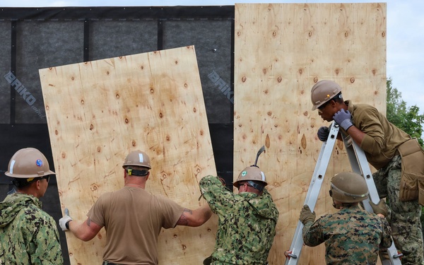 Naval Construction Battalion (NCB) 14 in Skrunda during BALTOPS 2026