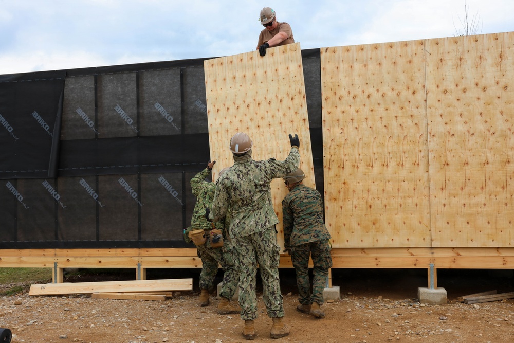Naval Construction Battalion (NCB) 14 in Skrunda during BALTOPS 2026