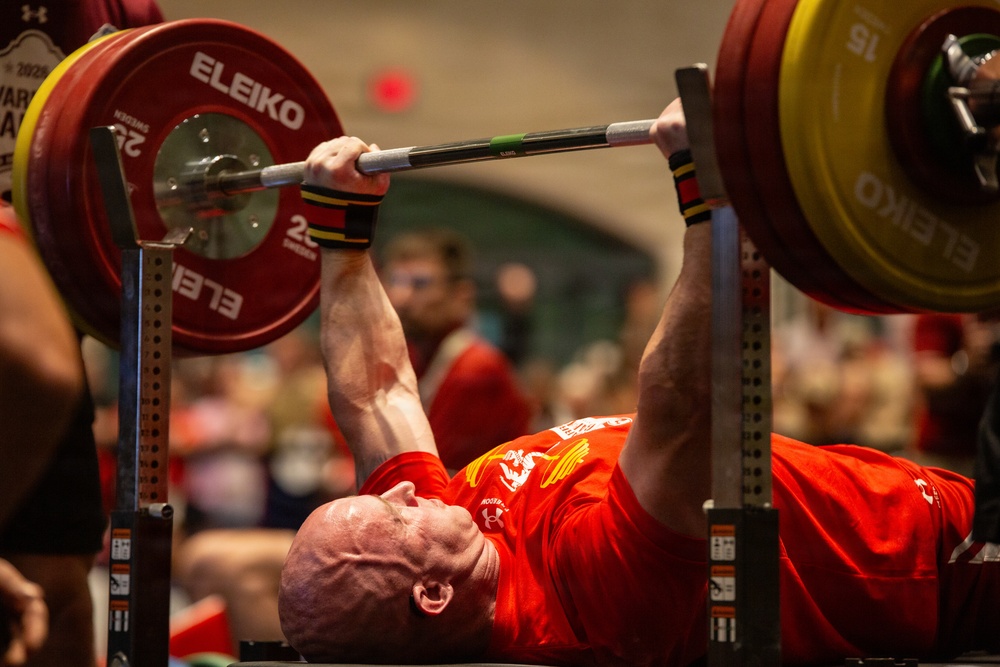 Team Marine Corps Opens Warrior Games with Powerlifting