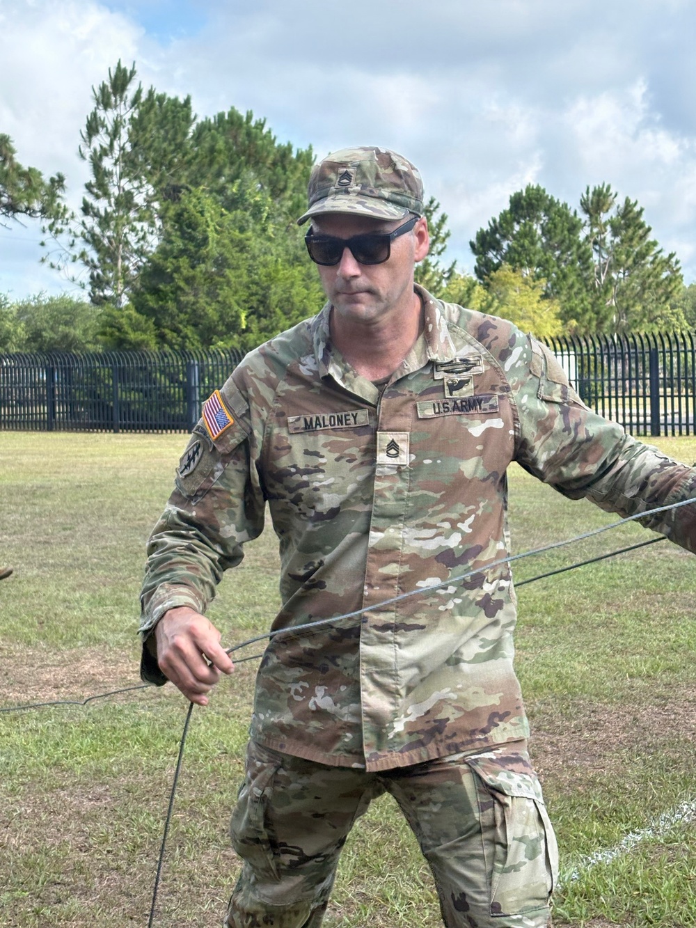 Headquarters and Headquarters Battery of the 164th ADA BDE conduct COMMEX