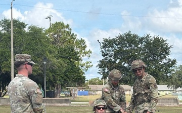 Headquarters and Headquarters Battery of the 164th ADA BDE conduct COMMEX