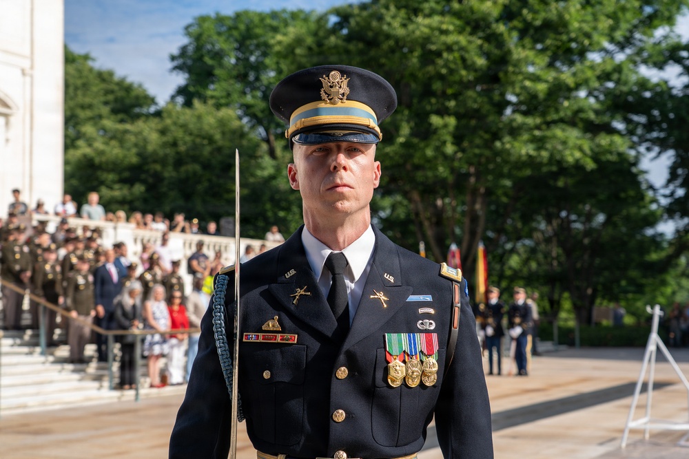 Army 251st Birthday Wreath Laying