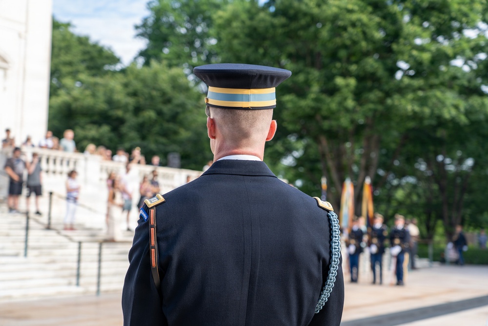 Army 251st Birthday Wreath Laying