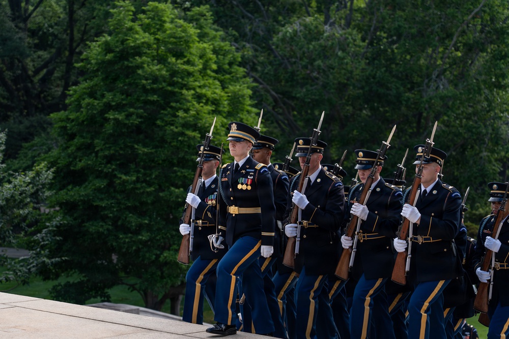 Army 251st Birthday Wreath Laying