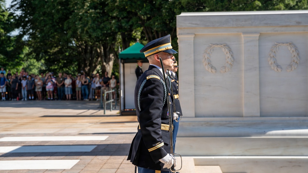 Army 251st Birthday Wreath Laying