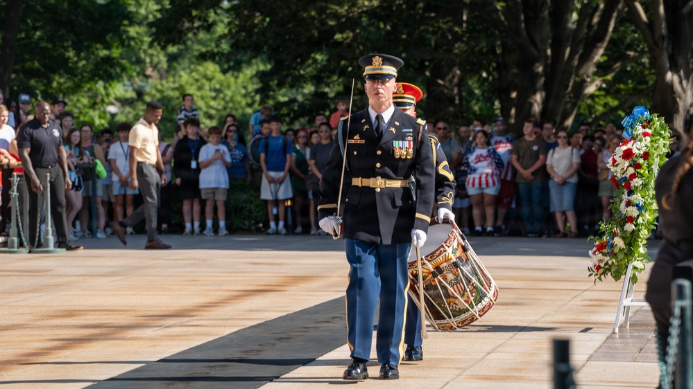 Army 251st Birthday Wreath Laying