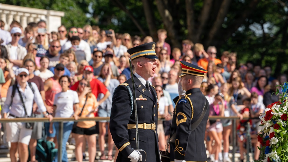 Army 251st Birthday Wreath Laying