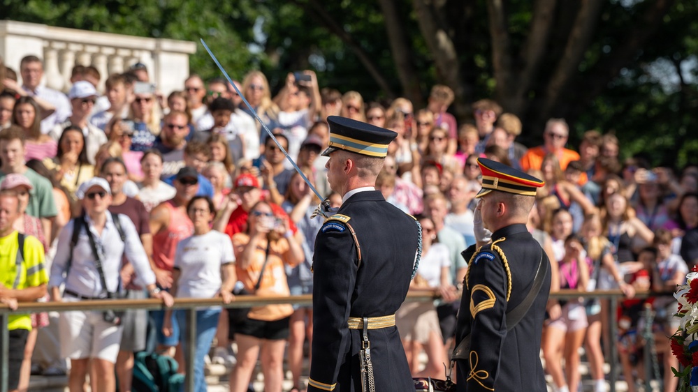 Army 251st Birthday Wreath Laying