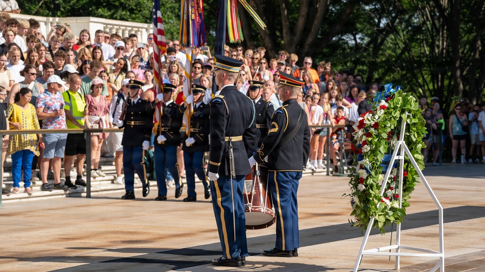 Army 251st Birthday Wreath Laying